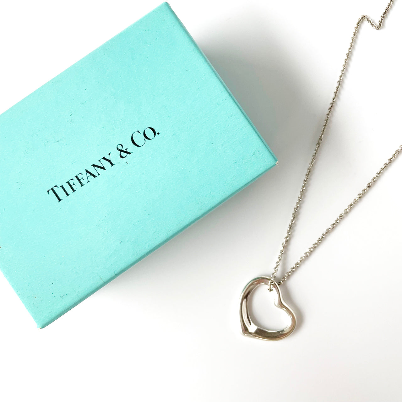 TIFFANY&Co. オープンハート ペンダント SV925