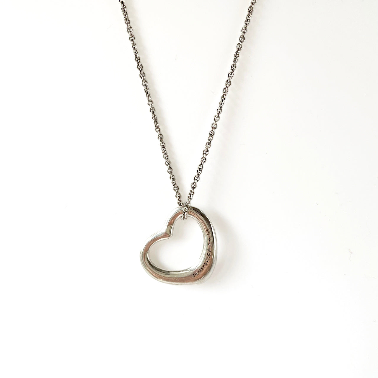 TIFFANY&Co. オープンハート ペンダント SV925