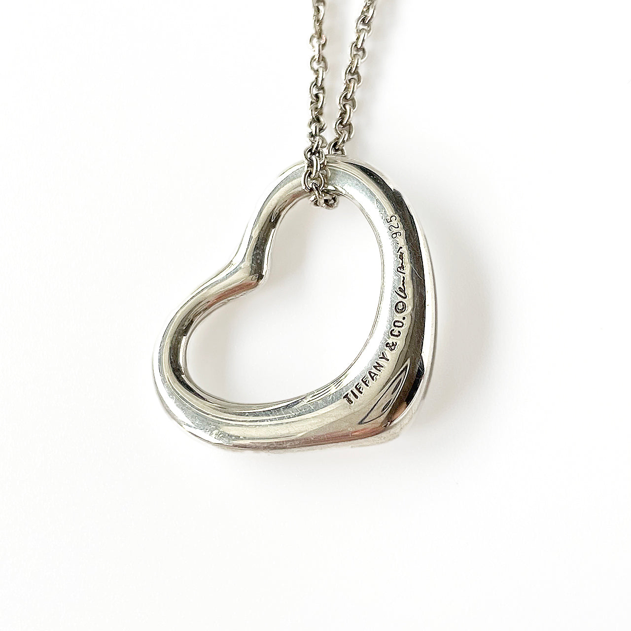 TIFFANY&Co. オープンハート ペンダント SV925