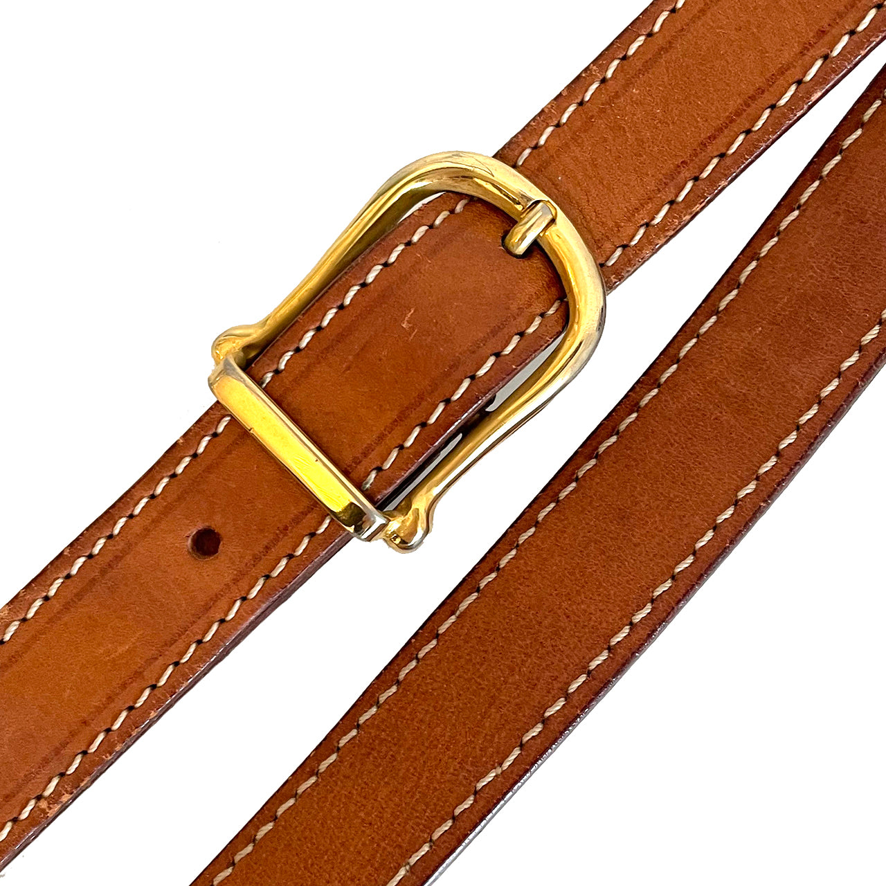 CELINE マカダム ガンチーニベージュ ショルダーバック ゴールド金具